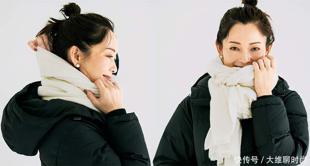 造型师|羊毛围巾如何戴,才没有缩脖子感,日本造型师的方法原来超简单