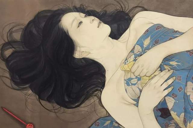 笔下|人称日本最美女画家，竟然这样画美女，极具香艳的极致诱惑