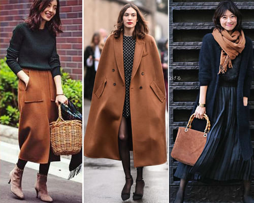 为什么女人冬天无法拒绝“焦糖色”,看看这些搭配示范吧,太美了!