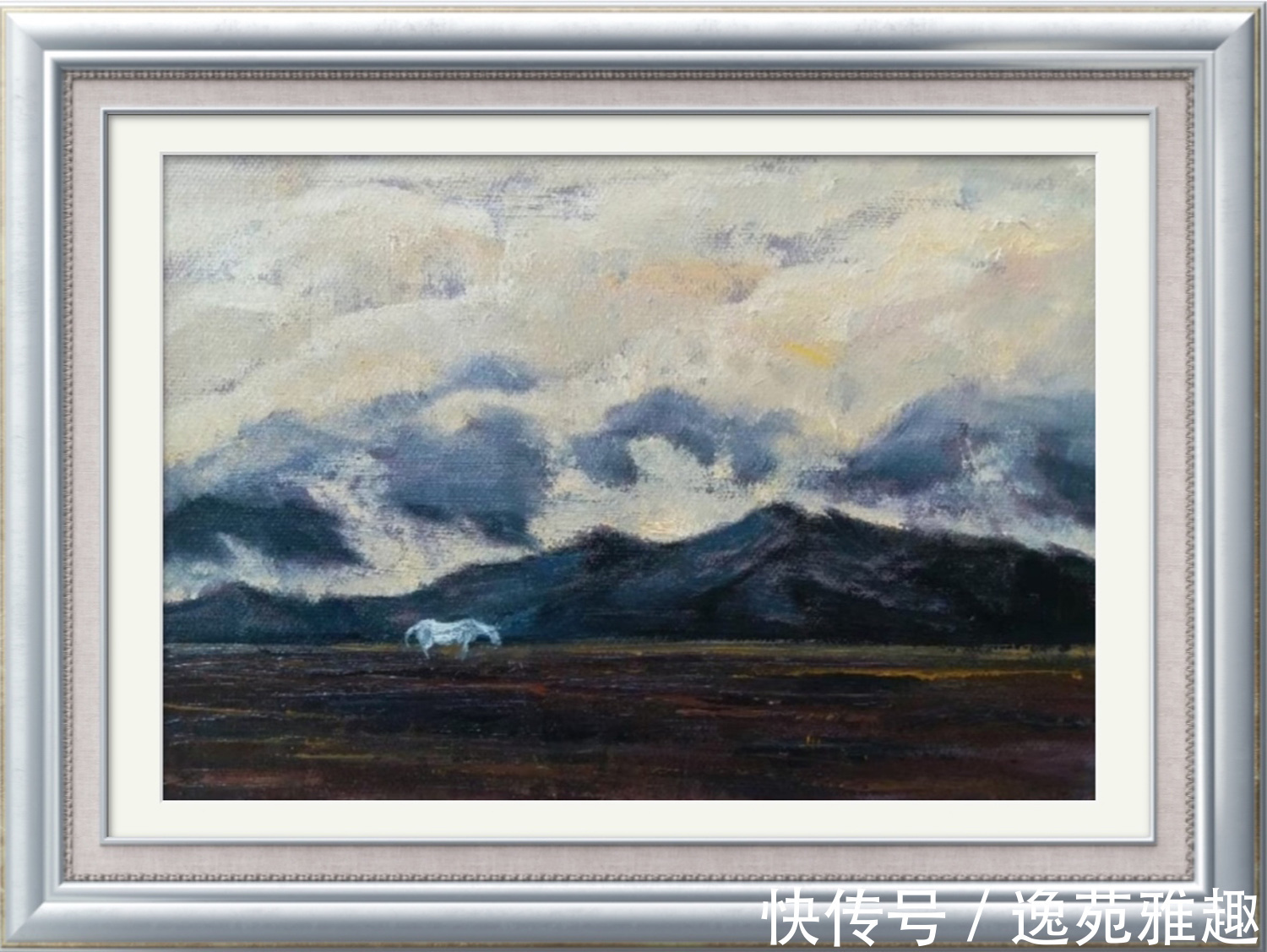 x60$「作品欣赏」心中有旷野,所画皆美景,油画艺术家殷国海作品欣赏