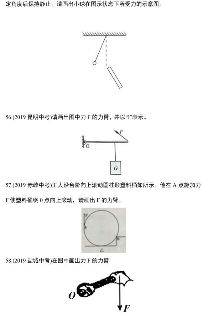 作图|力学作图题，这88道精选作图题一定要做！