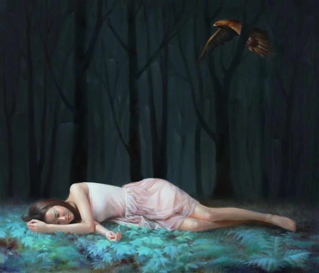 杨超@杨超:人体油画唯美而清雅脱俗,画出了东方女子的纯净与圣洁