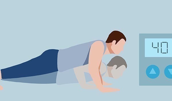 心脑血管|男性做俯卧撑,如果一口气能达到此数,说明身体素质不错