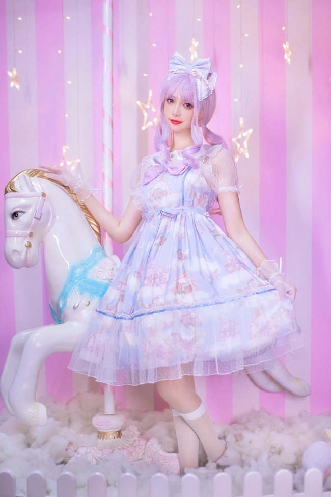 Lolita|Lolita:云阶花园,夏日蜜桃