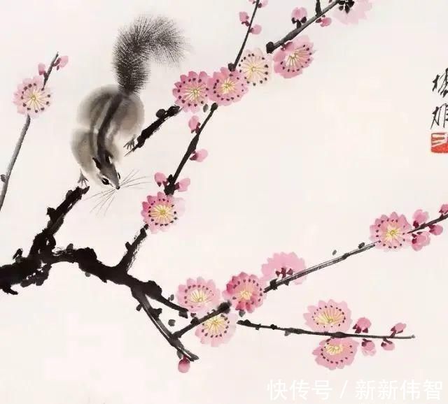 中国文联#难得一见,他画的小松鼠形神兼备,妙趣横生