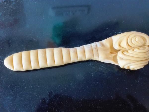 发酵|南瓜心形花卷(一次发酵)