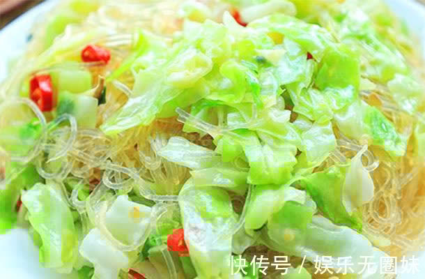 卷心菜炒粉丝|孩子减肥只说不做不运动超重肥胖,多吃绿色菜,燃脂减肥瘦身加速