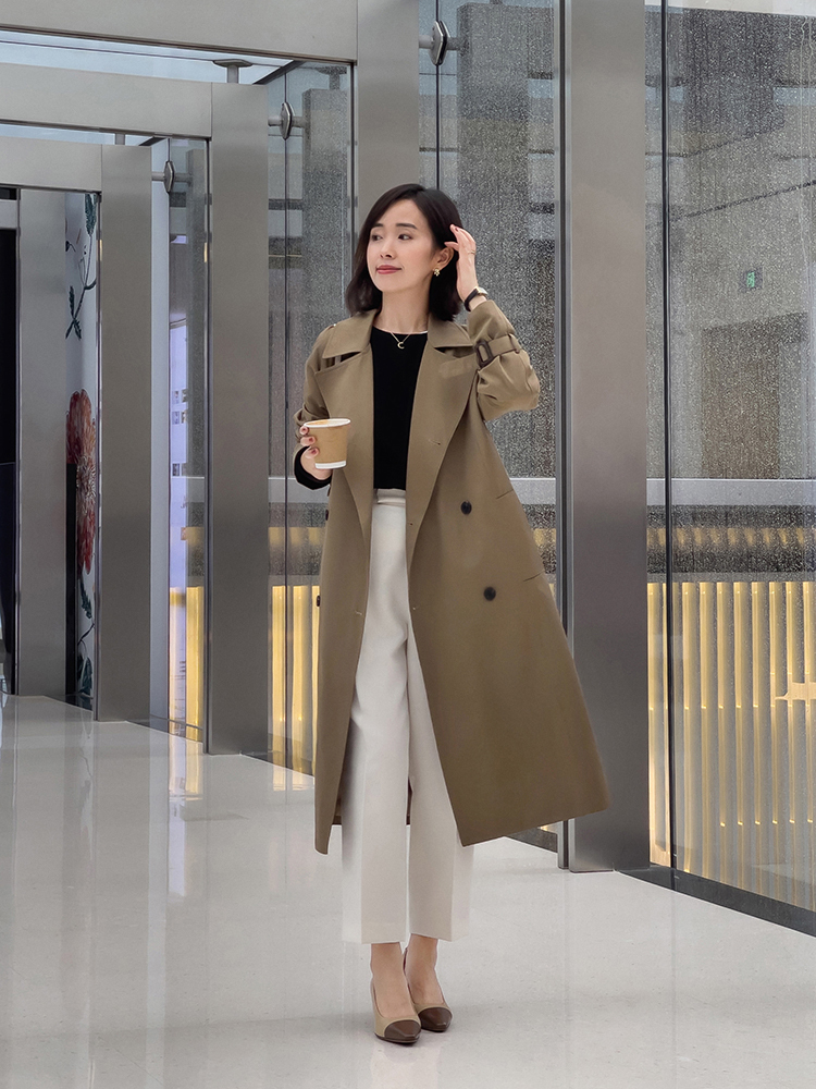 小蛮腰|秋天穿搭温度与风度并存,毛衣开衫搭配九分裤保暖舒适,漂亮大气