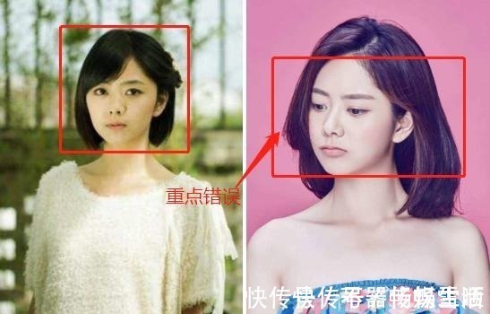 思路|大脸女孩怎么选发型?2个思路给你,这样选堪称“整容”