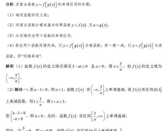 《高中数学真经》阅读下载2：函数的单调性（PDF）