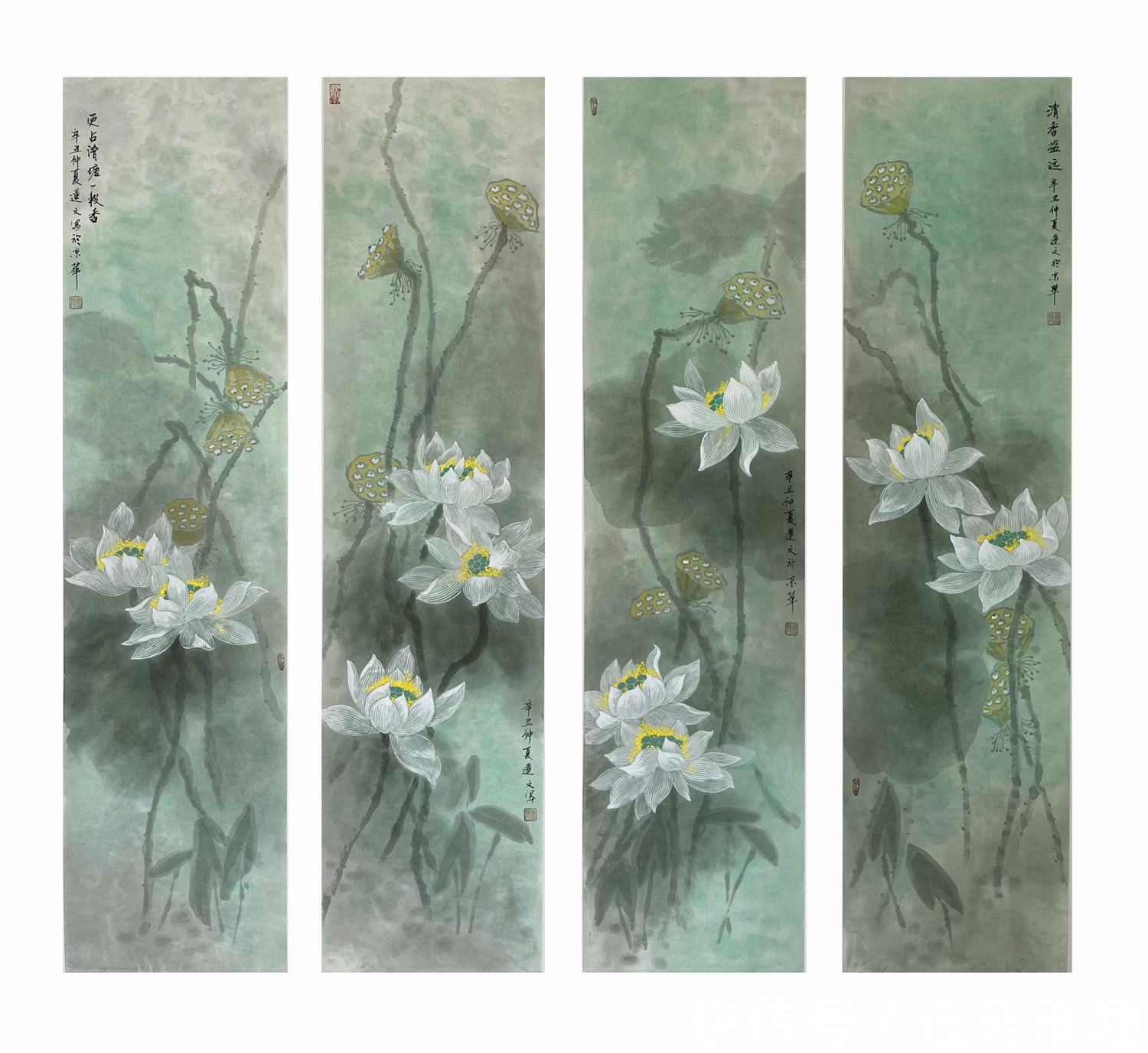 会员$「作品欣赏」淡烟流水画屏幽,女画家崔连文的花鸟作品