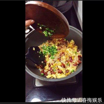 腊肠炒饭|有了这些简单美味.无敌巨好吃的腊肠炒饭,实力下酒