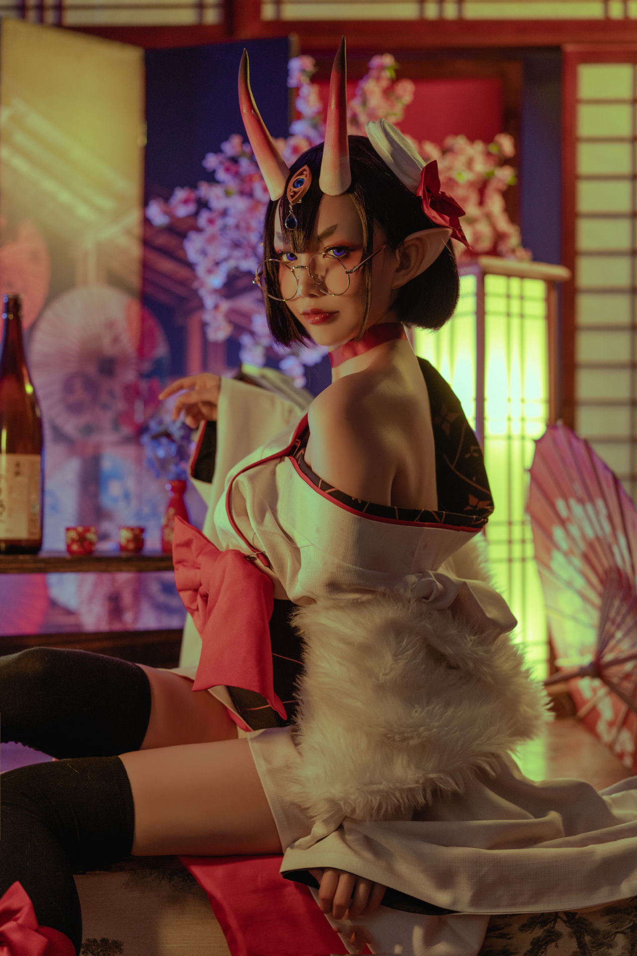 酒吞童子|Fgo酒吞童子，冬祭礼装cosplay