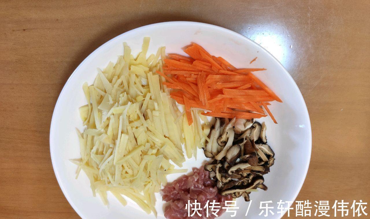 蘑菇|冬笋萝卜一起炒,味道鲜美,营养到位,助力减肥添动力