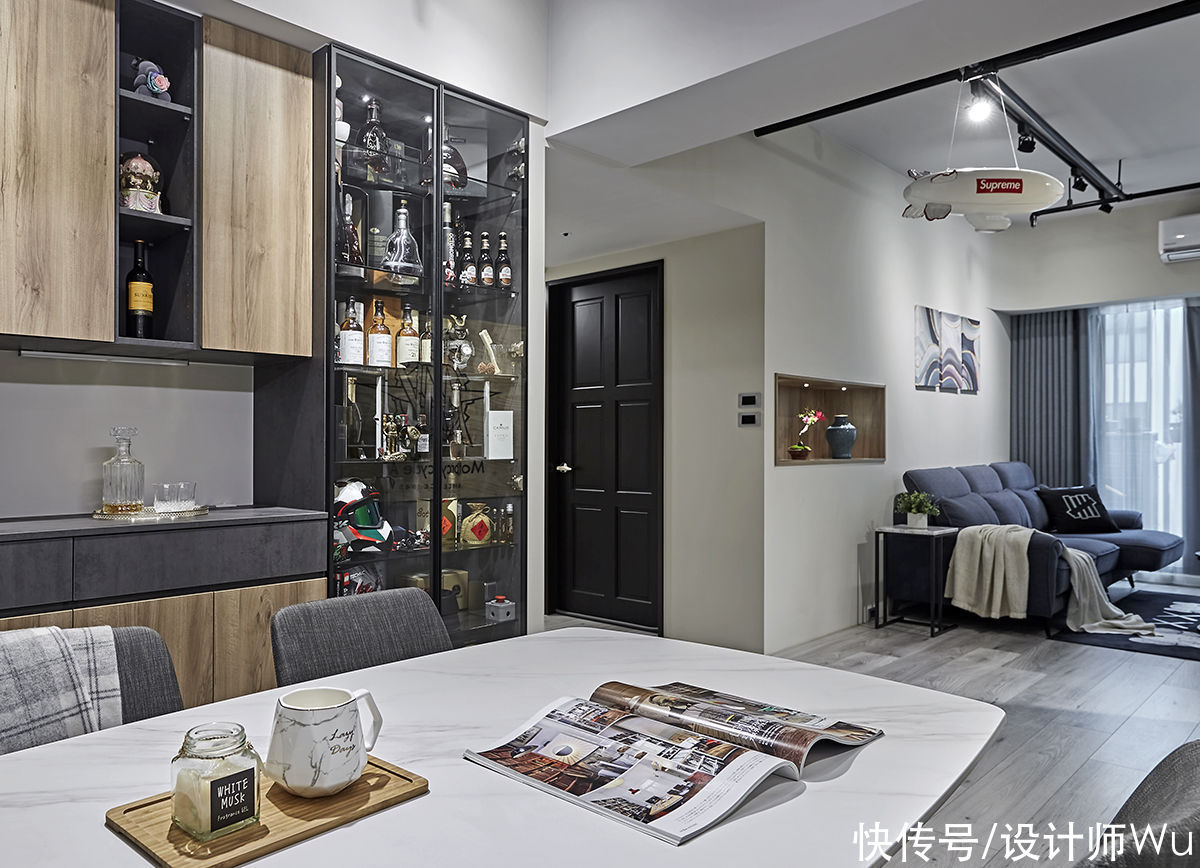 屋主|130㎡自然原始生活场景，浓厚工业硬派本色，理想生活的设计，赞