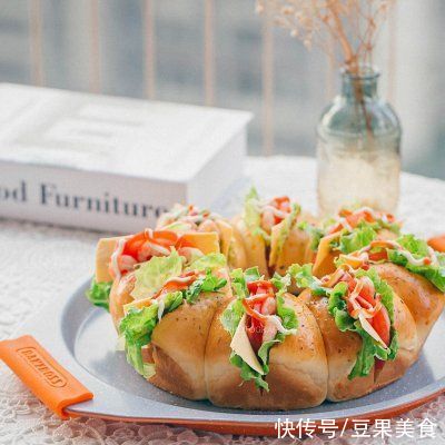 香草|花环沙拉三明治面包（一发）