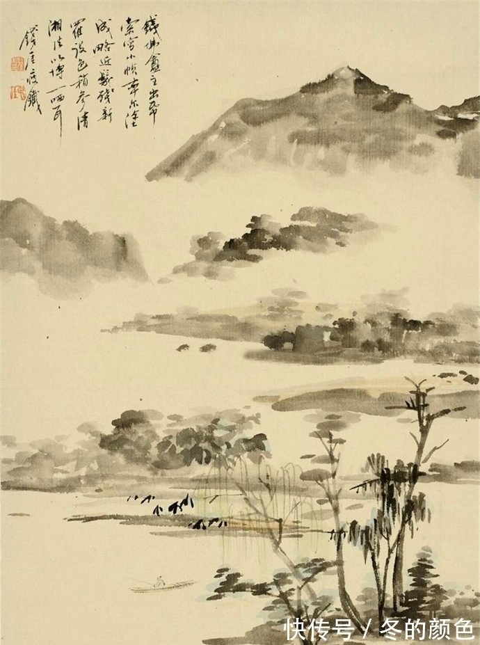 南宗|破古出新,归于自得,钱瘦铁山水画欣赏
