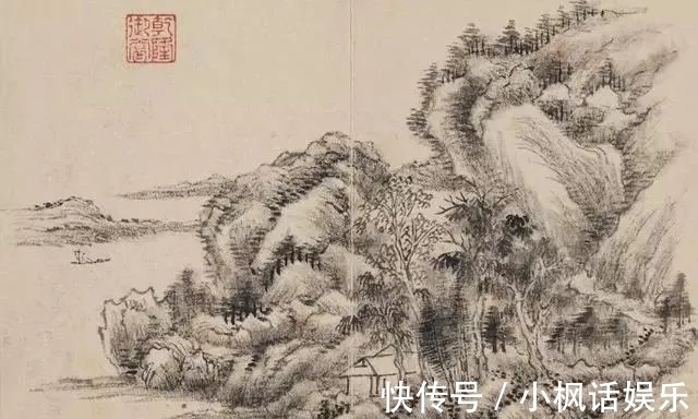 董邦达$一个拿皇家俸禄的画家|董邦达小品山水画