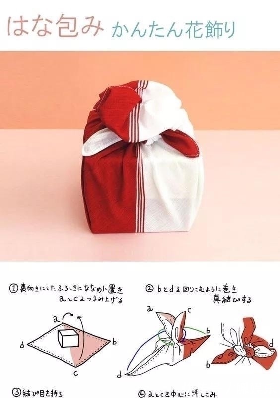 一块布打两个结,变身大容量高颜值收纳包,几十种折法好强大