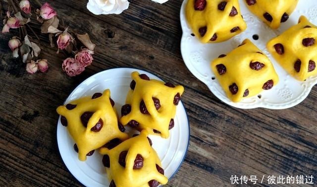 南瓜馒头这样蒸,又香又软抢着吃,时间短口感好,全家都喜欢