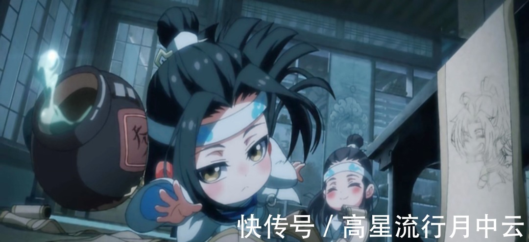 醉酒!魔道祖师蓝湛醉酒名场面,石壁上刻羡羡画像,叔父明令禁魏婴!