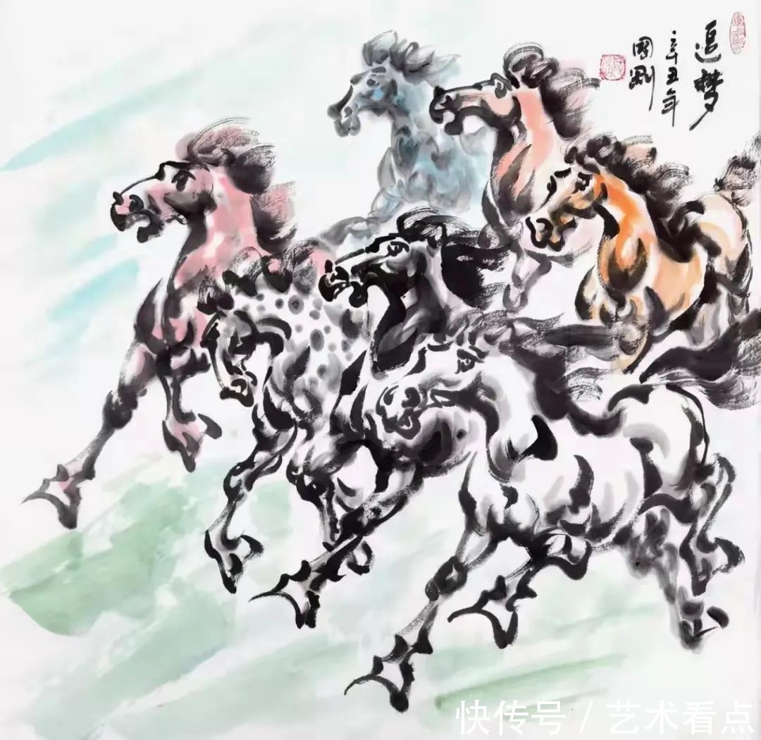 八骏雄风&【瑞虎迎春·福马贺岁】著名福马画家潘国刚老师优秀作品展