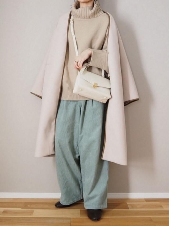 日本女生都爱灯芯绒长裤！3技巧让腿变修长穿出复古文青感