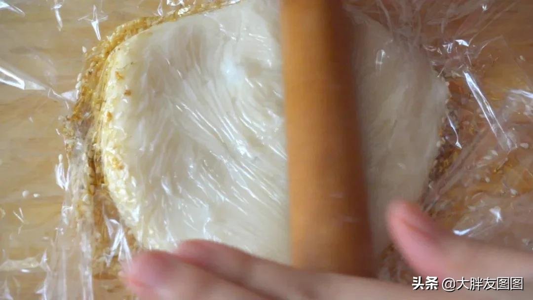 芝麻红豆年糕，教你纯手工豆沙的做法，不要搅拌机和烤箱