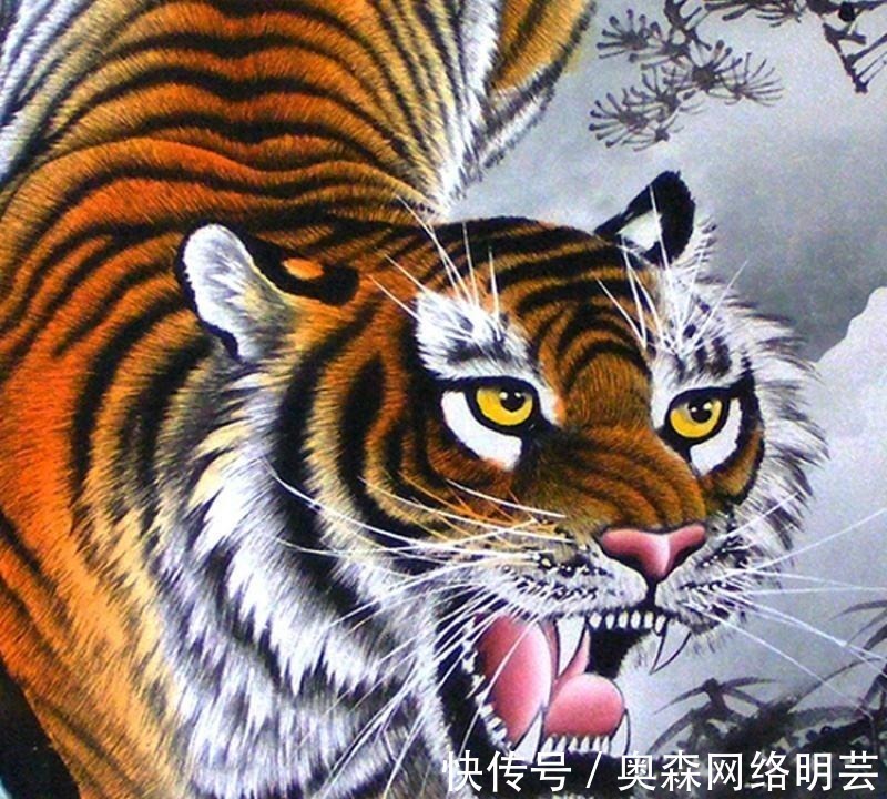 专家@齐白石不按常理把虎画成病猫,却卖出千万高价,专家称尾巴处太妙