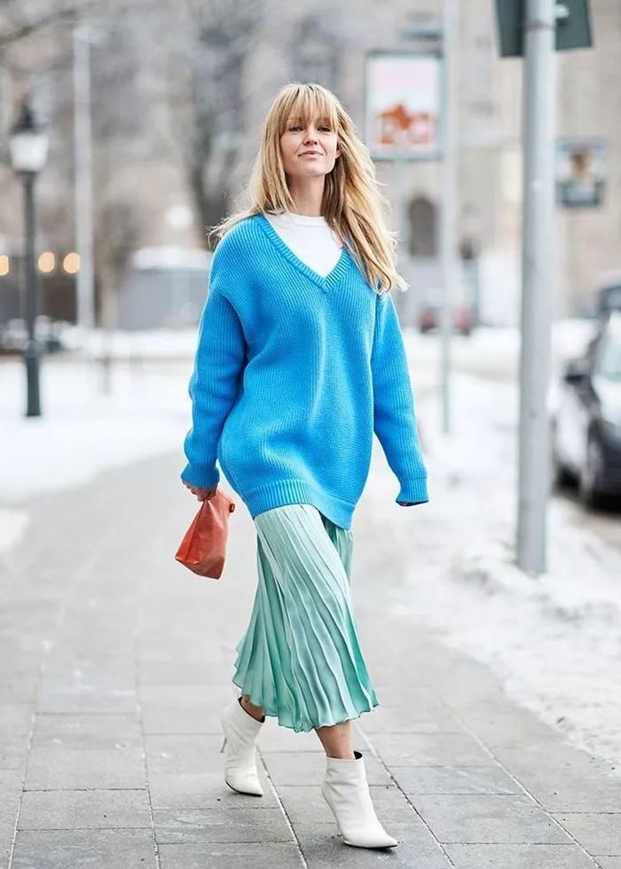 一穿毛衣就显胖？只需根据不同身材特征对号入座，选对款轻松显瘦