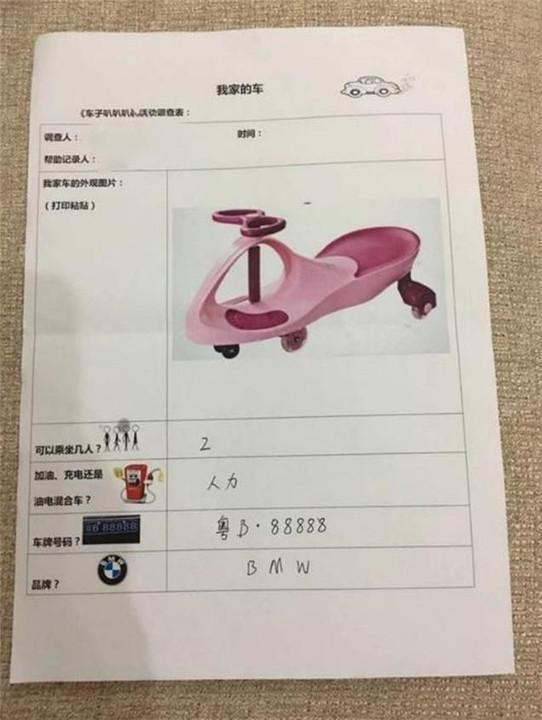 孩子|幼儿园要求晒“我家的车”外观,宝妈做法引称赞,堪称是教科书