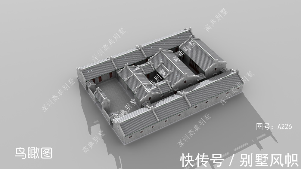 别墅|漂亮的中式农村别墅，外观美观大气，养老房的好选择