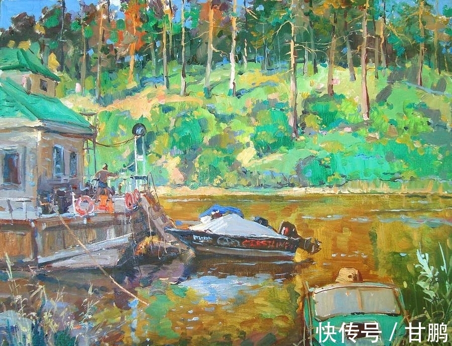 风景|风景油画，见过色彩丰富的，但没有见过这么美的