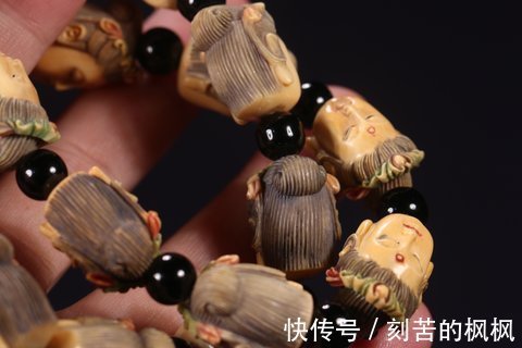 观音!老牙彩绘观音佛首手持