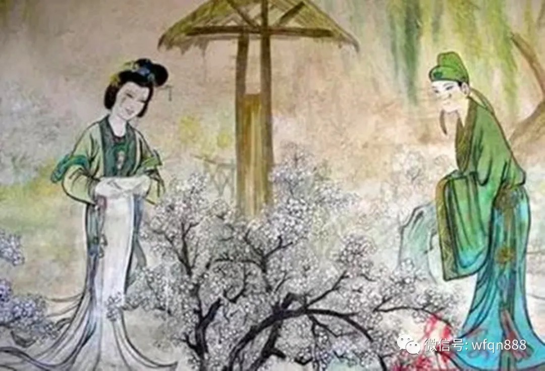 桃花依旧笑春风&书生对少女一见钟情，写下一首千古名诗，还因此抱得美人归