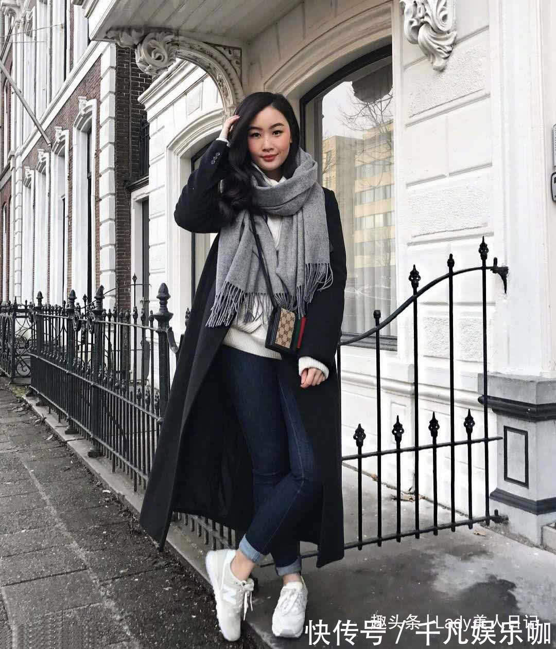 小个子 快来,显高显瘦的“长风衣/大衣”穿搭,经典实用,小个子更要看