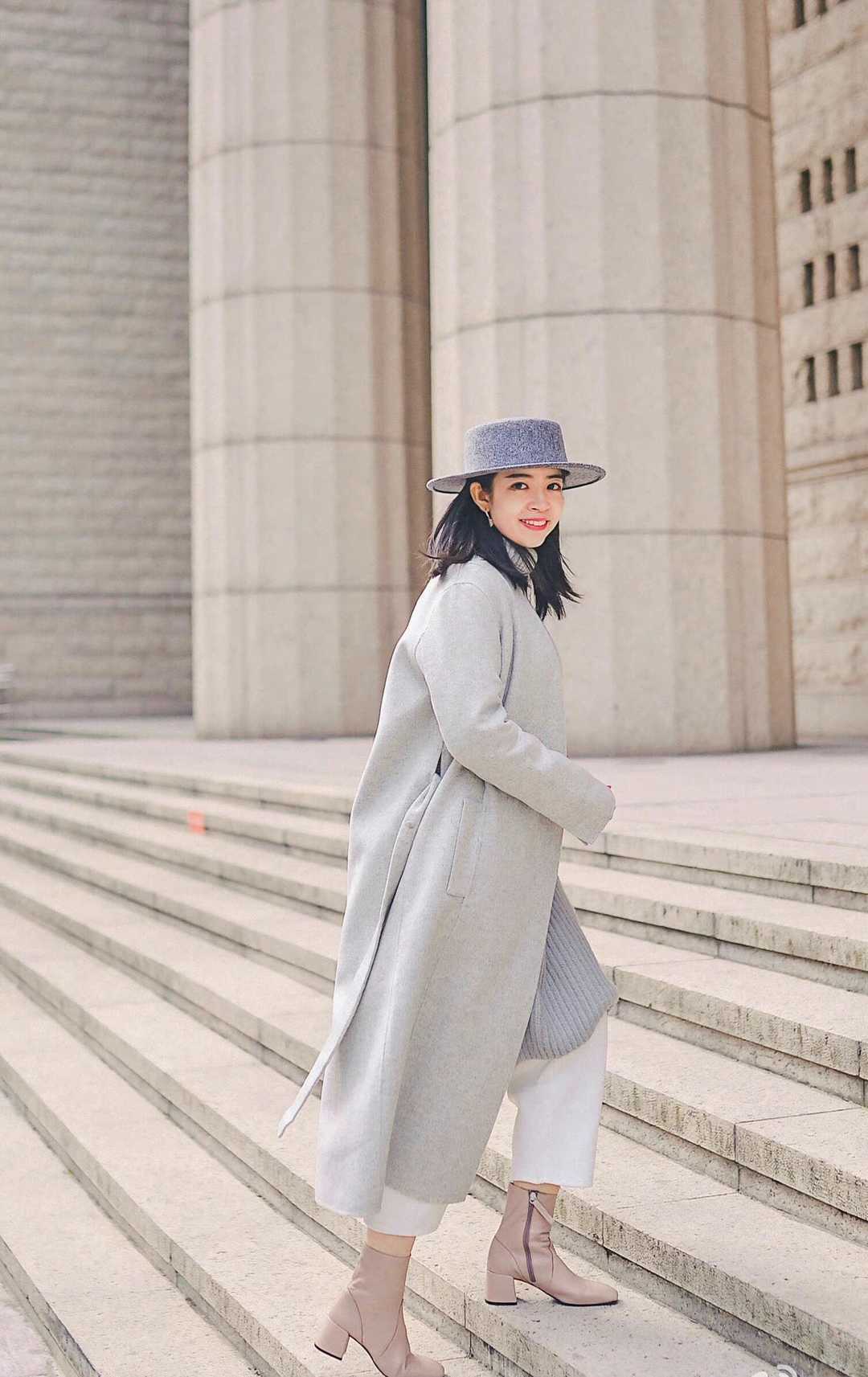 穿搭|三木时尚博主冬季穿搭指南!大衣搭配针织衫和半身裙,高级优雅!