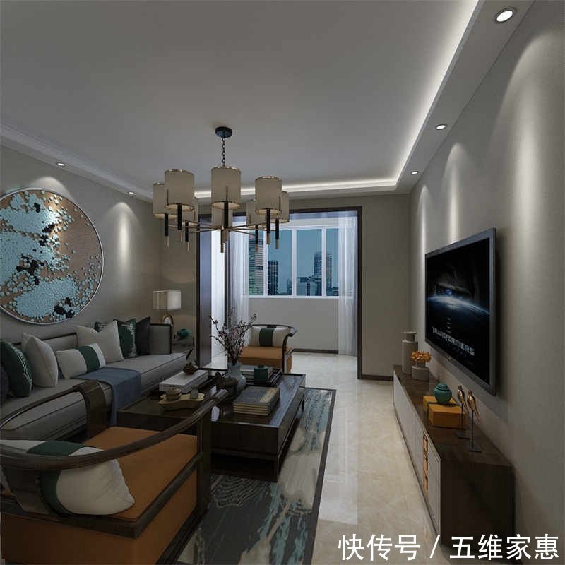 新中式|90㎡房子装修设计新中式,彰显古典之美,又有时尚高雅!