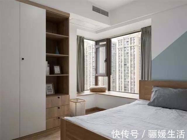 玄关|127㎡混搭新居,进门全景玄关,阳台改茶室,太迷人了