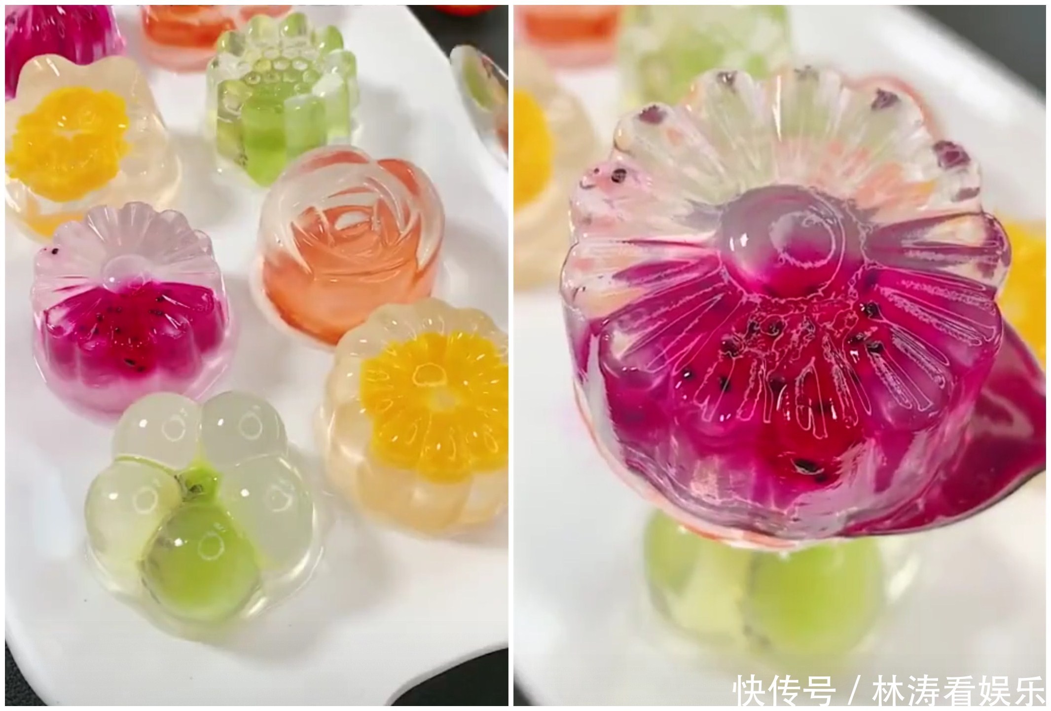 纯天然|自制纯天然水果果冻,晶莹剔透爽滑Q弹,不含添加剂好吃又健康