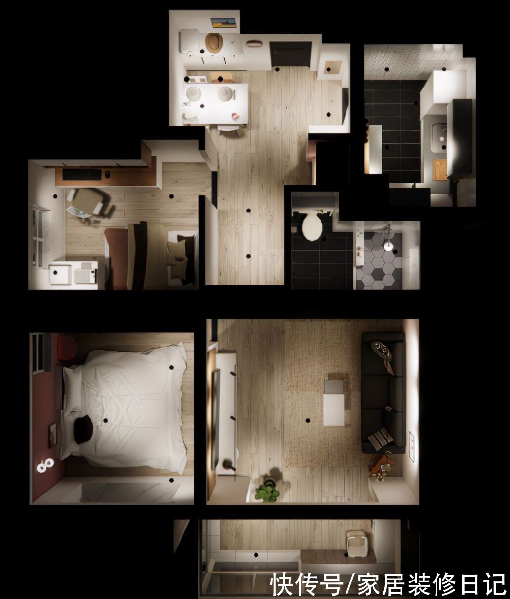 玄关|62㎡简约风小家，杂物收纳规划真好，加上自律生活让全屋整洁无物