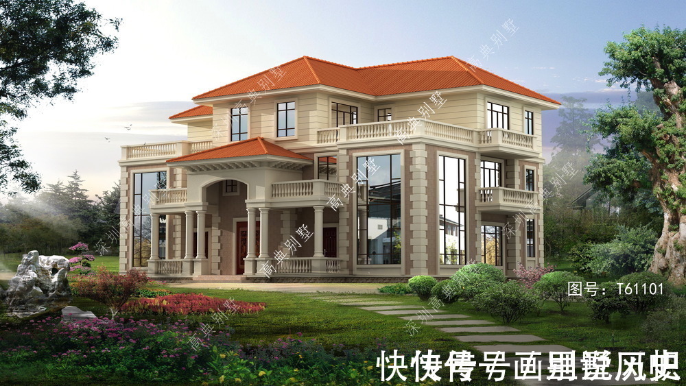 欧式别墅|超级漂亮的欧式别墅,气质极佳,没人说不好看。