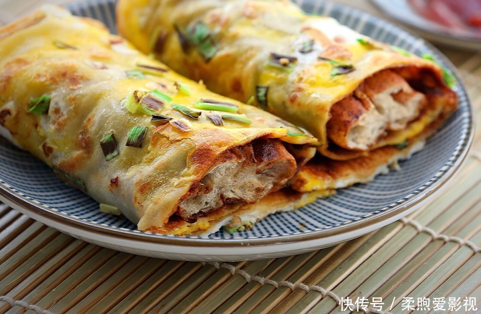 面糊|别再买早餐吃,搅一碗面糊,就能做煎饼果子,5分钟一个,真好吃