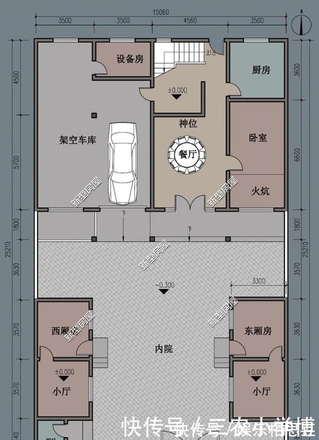 造价|5个合院,5种风格,哪个设计图更适合农村自建房?