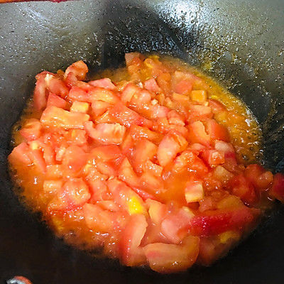 番茄金针菇虾滑汤