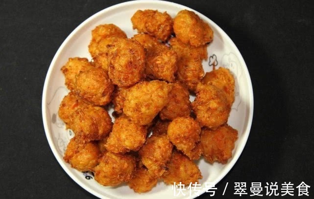 炸肉丸子时,掌握3个技巧,炸出的肉丸子外酥里嫩,越吃越香