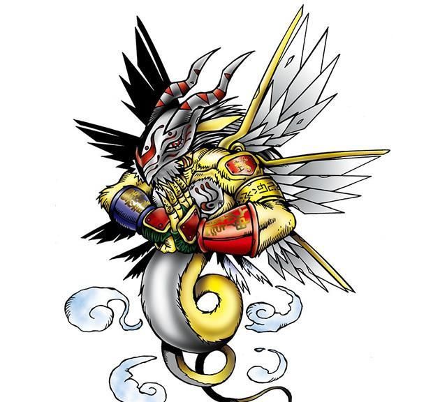 神龙兽|数码宝贝：神龙兽首秀完美，一拳打残千年兽，不愧金字塔级别实力