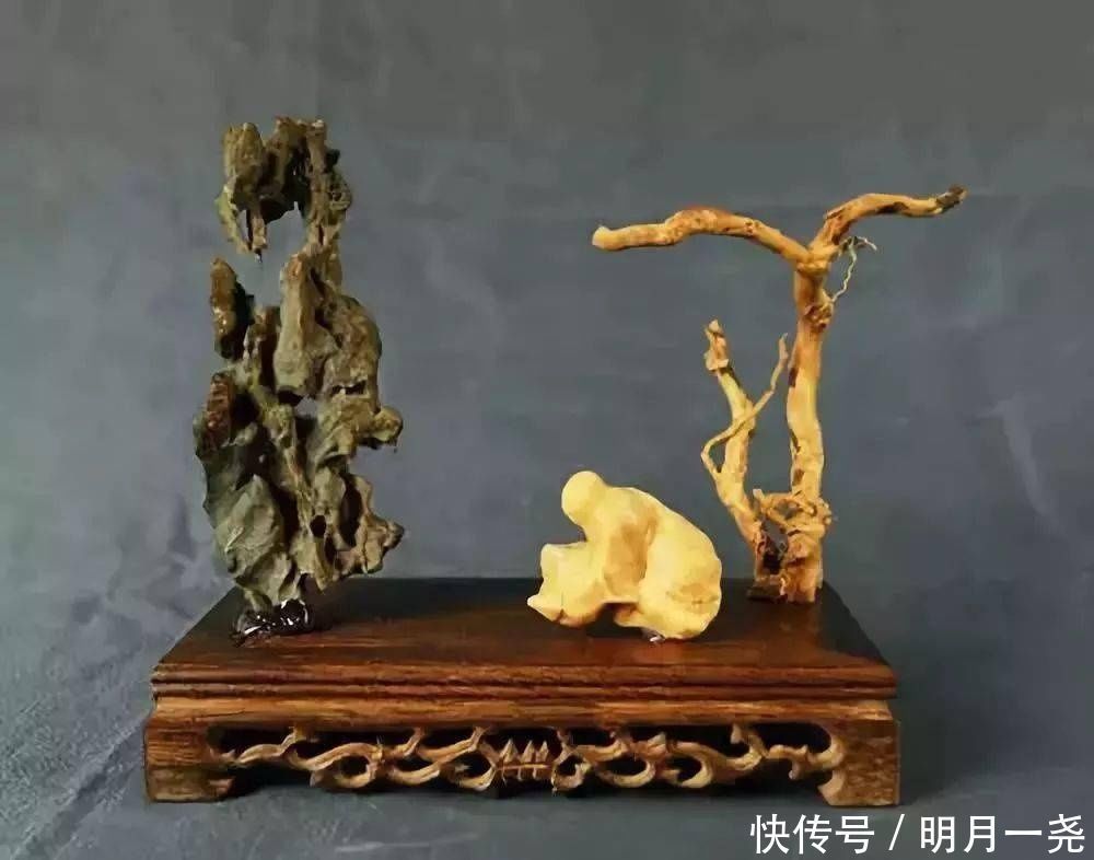 米芾拜石|两块小石头40多万成交,小石头魅力不减