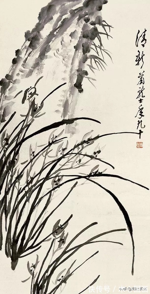 素心!兰画兰诗两芬芳