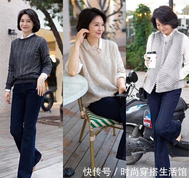 穿搭|女人50岁后别总穿打底裤,备上这3条裤子,不仅百搭还显气质